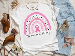 Comfort Colors Breast Cancer Awareness Shirt Cancer Support T-Shirt Breast Cancer Month In October We Wear Pink, Pink Ri