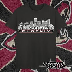 Arizona Hockey Team All Time Legends, Phoenix City Skyline shirt