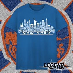 New York I Hockey Team All Time Legends, New York City Skyline shirt