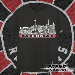 Toronto Basketball Team All Time Legends, Toronto City Skyline shirt