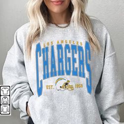 Vintage Chargers Football Los Angeles SweatShirt, Football Vintage Shirt, Style Football Sweatshirt , Gameday Fan Gift ,