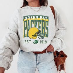 Vintage Green Bay Football Tshirt Colors Sweatshirt Tshirt, Retro Vintage Style Unisex Tshirt Packers Fan Gift, Green Ba