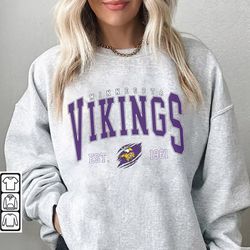 Vintage Minnesota Vikings Sweatshirt, Minnesota Shirt, Minnesota Vikings Shirt, Minnesota Football Shirt, NFL Shirt, Uni