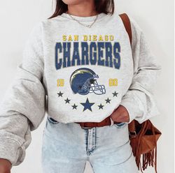 Vintage San Diego Football Sweatshirt, Retro Charger Football Shirts, San Diego Fan Gifts