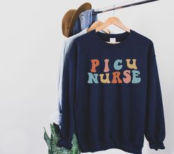 PICU Nurse Sweatshirt PICU Nurse Sweater Pediatric icu Shirts Crewneck Pediatric Intensive Care Unit Sweatshirt PICU Nur