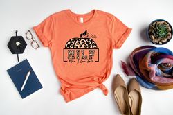Milf Man I Love Fall Shirt, Pumpkin Shirt, Fall Season Shirt, Milf Shirt, Leopard Pumpkin Shirt, Matching Thanksgiving S