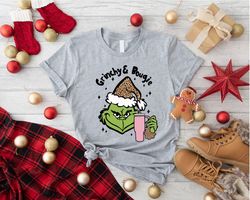 Christmas Grinch Shirt, Grinch & Bougie Christmas Tshirt, Xmas Women Gift, Ugly Christmas Shirts, Mean Green Guy Tee, Gr
