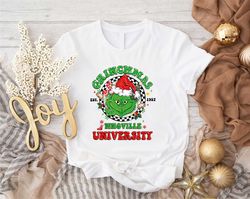 Grinchmas Shirt, Whoville University Christmas Tshirt, Merry Christmas Gift,Christmas Whoville University Est 1957 Tees,