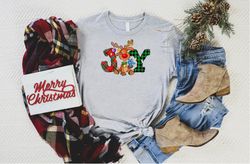 Kids Christmas Shirt, Joy Christmas TShirt, Joy Toddler Xmas Gift, Baby Reindeer Christmas Shirt, Christmas 2023 Gift, X