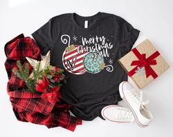 Merry Christmas Y'all Shirt, Merry Xmas Yall T-Shirt, Christmas Gift For Her, Women Xmas Gift, Ladies Christmas Outfit,