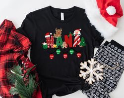 Nana Christmas Shirt, Christmas Gift For Nana, Grandma Xmas T-Shirt, Grandma Claus Shirt, Nana Claus Christmas Tees, Xma