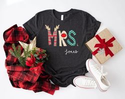 Personalized Christmas Teacher T-Shirt, Custom Teacher Shirt, Xmas Teacher Name Tees, Christmas Gift For Teacher, Teache