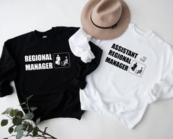 Regional Manager and Assistant to the Regional Manager Shirt, The Office, Family Matching Shirt, Fathers Day Gift, Match