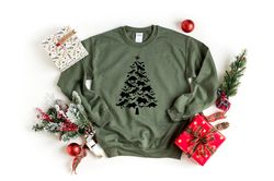 Tree Rex Christmas Tee, Christmas Tree Shirt, Christmas shirt for adults, dinosaur Christmas shirt Dinosaur Lover Gift H