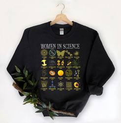 Woman In Science Shirt, Science Sweatshirt, Preppy Aesthetic Shirt, Scientist Sweatshirts, Gift for Scientist, STEM Teac
