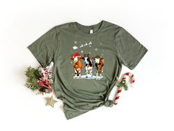 Cute Cow Christmas Lights Christmas Shirt, Funny Heifers Xmas Shirt, Cow Holiday Shirt, Cow Lover Xmas Gift, Farm Christ