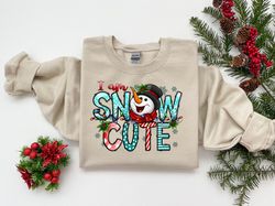 I'm Snow Cute Shirt, Funny Snowman Pun Tee, Holiday Apparel, Cute Christmas Sweater, Cute Winter Shirt, Christmas Kids T