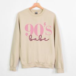 90's Baby Cozy Oversized Sweatshirt, 90's Nostalgic, Backstreet Boys, Nsync, Brittany Spears, Cozy Crewneck, Fall Outfit