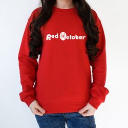 Red October Sweatshirt, Phillies, Baseball Playoffs, Philadelphia Phillies, World Series, Baseball Crewneck, Ring the Be