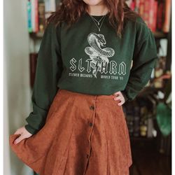 Green House Sweater Vintage Band Shirt Malfoy Sweater Potter Sweatshirt Dark Arts Shirt Green House Shirt Bookish Merch