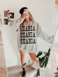 Shania Sweatshirt Shania Twain Shirt Let's Go Girls Country Music Concert Shania Tour Music Festival Women Western Overs