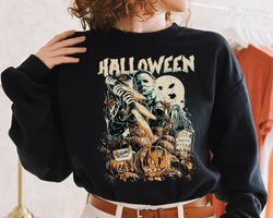 Halloween Crewneck Sweatshirt, Michael Myers Sweatshirt, Horror Movies Shirt, Halloween Sweatshirt, Vintage Michael Myer