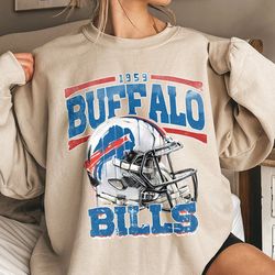 Vintage Bufallo Football Sweatshirt, Bufallo Football Crewneck Sweatshirt, Bufallo Sweatshirt, New York Football Sweatsh