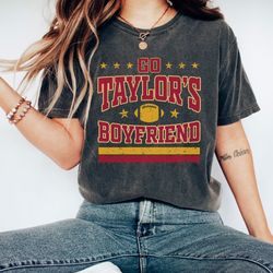 Go Taylors Boyfriend Shirt, Comfort Colors Swift Kelce Shirt, Vintage Swift Shirt, Swiftie Football Shirt, NFL Swift Fan