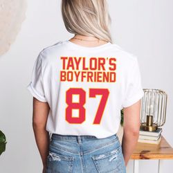 Taylors Boyfriend Shirt, Taylor's Boyfriend Jersey, Football Taylor Shirt, Football Swiftie, Swift Kelce Shirt, Womens C