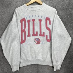 Vintage Buffalo Bills Sweatshirt Vintage NFL Buffalo Bills Football Unisex Shirt