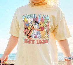 Pooh & Friends T-shirt, Classic Cartoon Tee, Vintage Inspired Shirt Kids Gift Character Shirt Childhood Memories Pooh Be