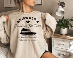 Grisworld's Tree Farm Sweatshirt, Family Christmas Shirts, Family Vacation Tee, Christmas Tree Shirt, Tree Farm shirt, C