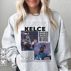 Jason Kelce Philadelphia Football Merch Shirt, Kelce Vintage 90s Bootleg inspired Tee, Football Unisex Gift For Fan Shir