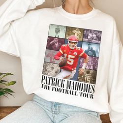 Patrick Mahomes Kansas City Football Merch Shirt, Vintage 90s Bootleg Patrick Mahomes Sweatshirts, American Eras Tour Fo