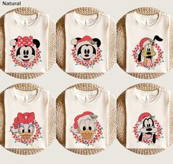 Retro Mickey and Friends Christmas Shirt, Christmas Family Sweatshirts, Disney Christmas Shirt, Disney Christmas Group S