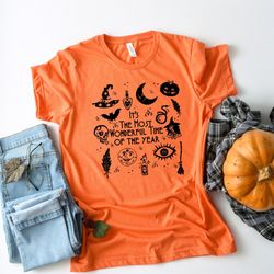 It's The Most Wonderful Time Of The Year Shirt, Spooky Sweatshirt, Halloween Witch Shirt, Halloween Pumpkin Shirt Kid Te