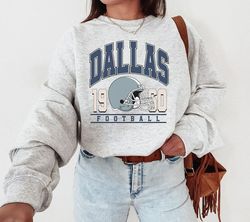 Dallas Texas Football Sweatshirt, Dallas Fan Crewneck Sweatshirt, Women Dallas Shirt, Distressed Dallas Sweatshirt, Dall