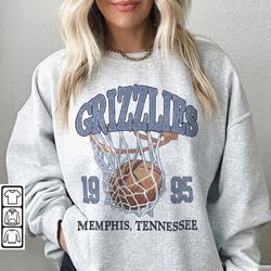 memphis basketball vintage shirt, grizzlies 90s basketball graphic tee, retro for women and men basketball fan