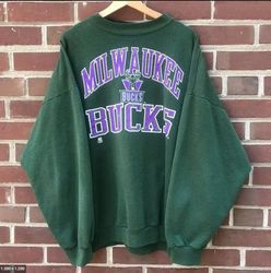 Milwaukee Buck Sweatshirt, Vintage Style Bucks Shirt, Buck Hoodie, Vintage Basketball Fan Shirt Gift for fan,Women And M