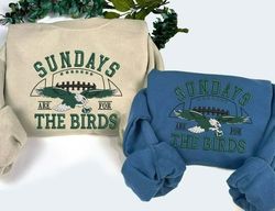 Philadelphia Football Embroidered Sweatshirts, Philadelphia Eagles Crewneck Sweatshirts, Eagles Sundays, The Bird Sweats