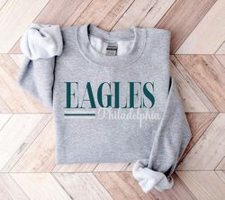 Philadelphia Football Sweatshirt Philly Eagles Sweatshirt Sundays are for the Birds Crewneck Eagles Shirt Bird Gang Foot