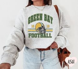 Unisex Vintage Green Bay Football Sweatshirt Football Crewneck Retro Packers Shirt Gift for Football Fan Green Bay Gift