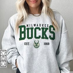 Vintage 90s Milwaukee Bucks Shirt, Crewneck Milwaukee Bucks Sweatshirt, Hoodie Retro For Women And Men Basketball Christ