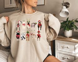 Christmas Oats shirt, Animal Christmas Lights Shirt, Goat Lover Gift, Farm Sweatshirt, Christmas Lights, Goats Tshirt, C