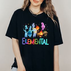 Disney Pixar Elemental 2023 Shirt, Elemental Charaters Shirt, Ember Wade Clod Grale, Disney Family Vacation 2023, The Wa