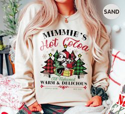 Retro Minnie's Hot Cocoa Christmas Sweatshirt, Minnie Mickey's Very Merry Chirstmas Party 2023 Sweatshirt, Disneyworld C