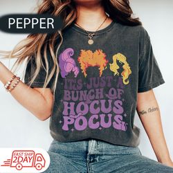 Vintage Disney Hocus Pocus Halloween Comfort Colors Shirt, Sanderson Sister Shirt, Disney Halloween, Disneyland Hallowee