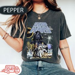 Vintage Disney Star Wars Shirt, Retro Star Wars Comfort Colors Shirt, Star Wars A New Hope Faded, Disneyworld Shirt, Dis