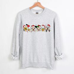 Disney Friends Christmas Sweatshirt, Mickey Christmas Shirt, Christmas Lights Sweatshirt, Christmas Gifts, Disney Vacati