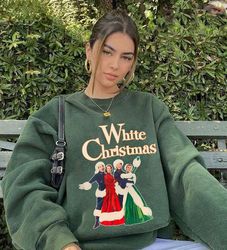 Vintage White Christmas Sweatshirt, Christmas Musical Movie Sweatshirt, White Christmas Movie 1954 Sweatshirt, Christmas